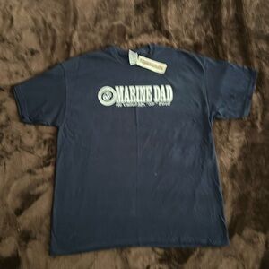 US Marine dad t-shirt, extra large, navy blue color.new.